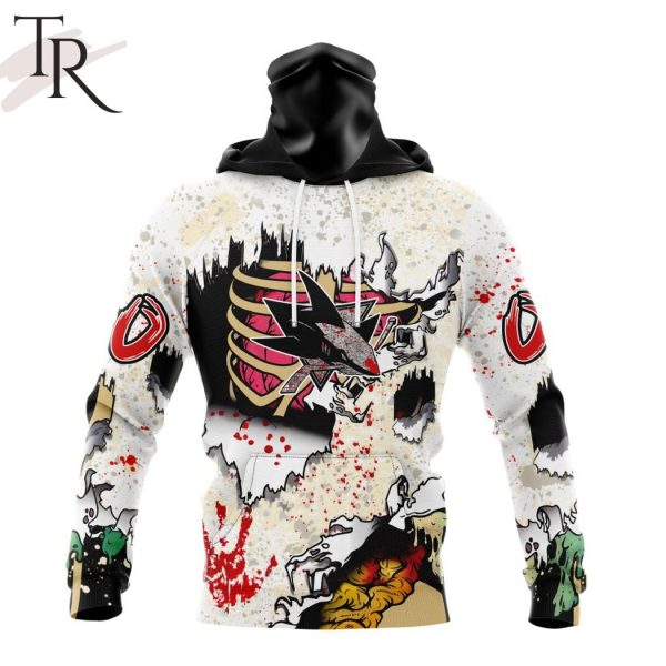 NHL San Jose Sharks Special Zombie Style For Halloween Hoodie