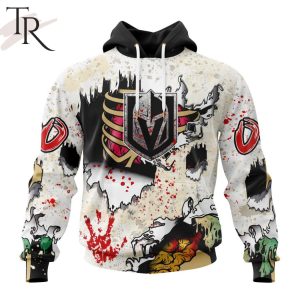 NHL Vegas Golden Knights Special Zombie Style For Halloween Hoodie