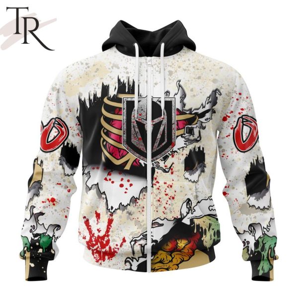 NHL Vegas Golden Knights Special Zombie Style For Halloween Hoodie