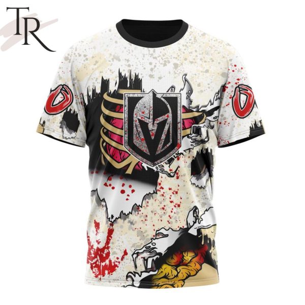 NHL Vegas Golden Knights Special Zombie Style For Halloween Hoodie