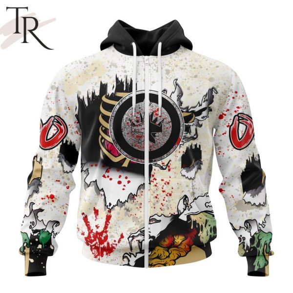 NHL Winnipeg Jets Special Zombie Style For Halloween Hoodie