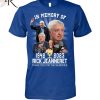 Rick Jeanneret 1942 – 2023 Thank You For The Memories T-Shirt