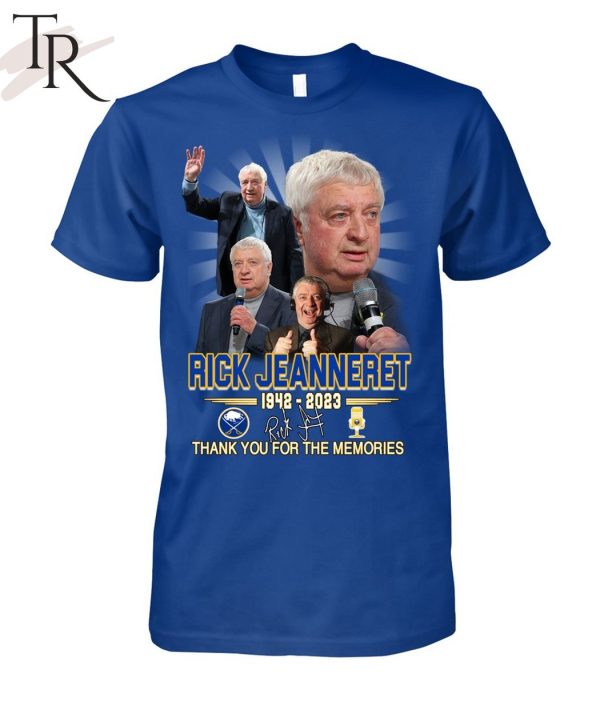 Rick Jeanneret 1942 – 2023 Thank You For The Memories T-Shirt