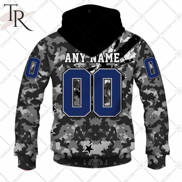 Personalized NRL New Zealand Warriors Special Camo Military Flag Hoodie