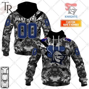 Personalized NRL Newcastle Knights Special Camo Military Flag Hoodie