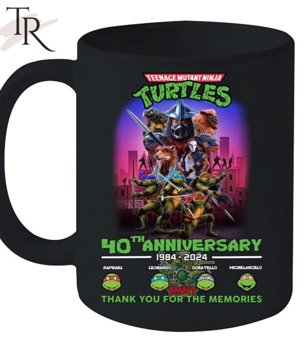 TMN Turtles 40th Anniversary 1984 – 2024 Thank You For The Memories T-Shirt