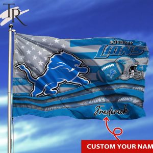 Detroit Lions Custom Flag 3x5ft For This Season