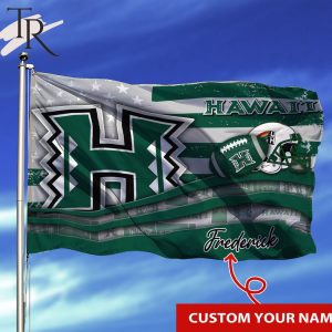 Hawaii Rainbow Warriors Custom Flag 3x5ft For This Season