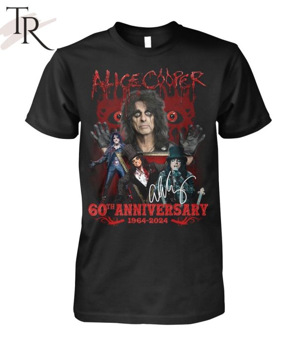 Alice Cooper 60th Anniversary 1964 – 2024 Limited Edition T-Shirt