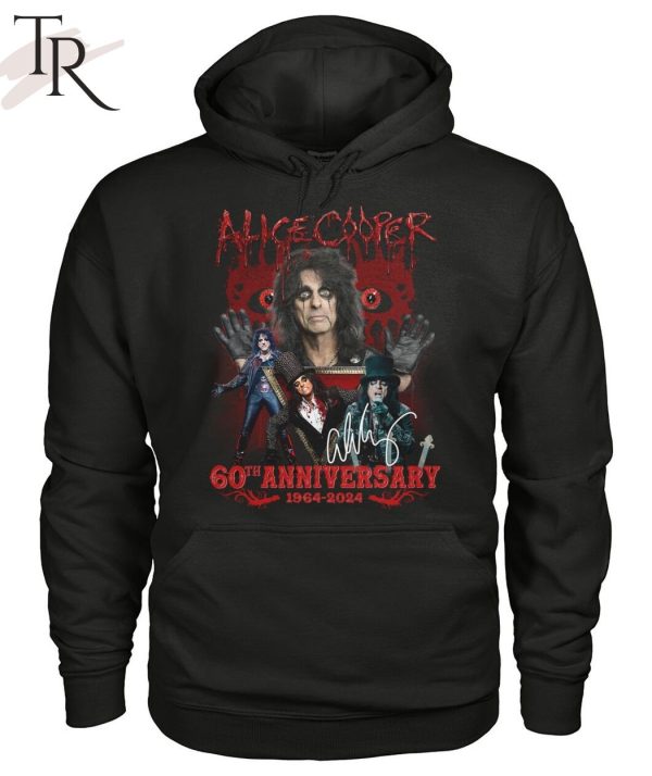 Alice Cooper 60th Anniversary 1964 – 2024 Limited Edition T-Shirt