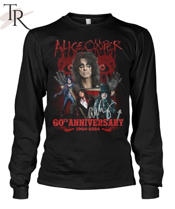 Alice Cooper 60th Anniversary 1964 – 2024 Limited Edition T-Shirt