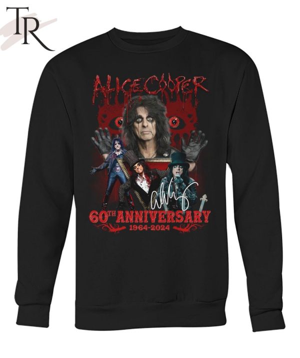 Alice Cooper 60th Anniversary 1964 – 2024 Limited Edition T-Shirt