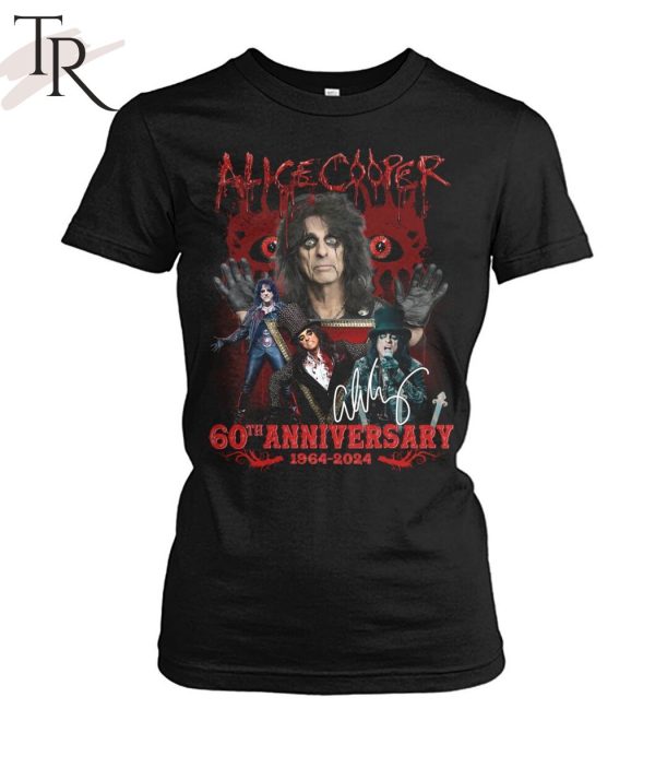 Alice Cooper 60th Anniversary 1964 – 2024 Limited Edition T-Shirt