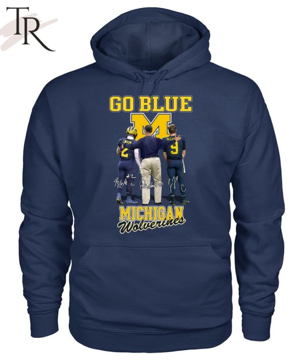 Go Blue Michigan Wolverines Signature T-Shirt