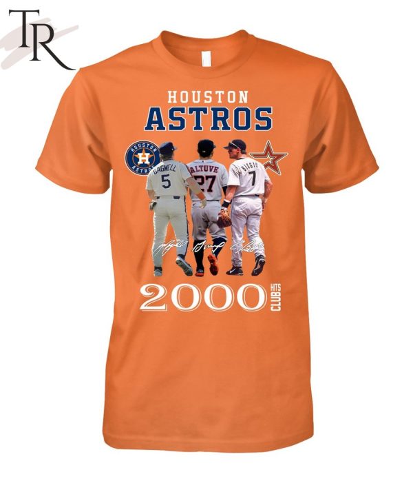 Houston Astros 2000 Hits Club Limited Edition Unisex T-Shirt