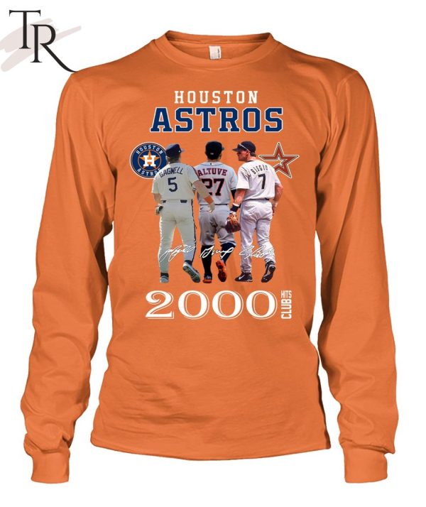 Houston Astros 2000 Hits Club Limited Edition Unisex T-Shirt