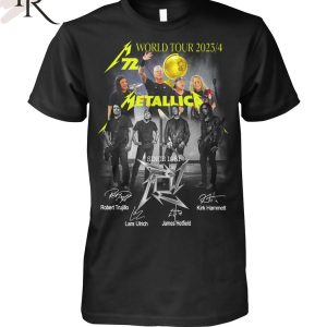 World Tour 2023 4 Metallica Since 1981 Signature Limited Edition T-Shirt