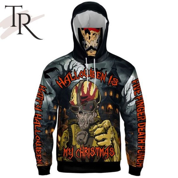 Five Finger Death Punch 5fdp – Halloween Gaiter Hoodie All-Over Print