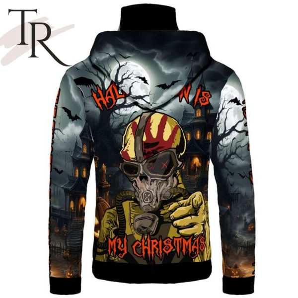 Five Finger Death Punch 5fdp – Halloween Gaiter Hoodie All-Over Print