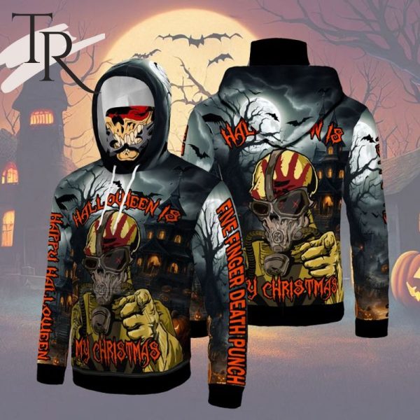 Five Finger Death Punch 5fdp – Halloween Gaiter Hoodie All-Over Print