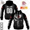 Personalized NRL Canberra Raiders Punisher Hoodie