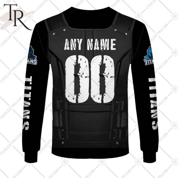 Personalized NRL Gold Coast Titans Punisher Hoodie