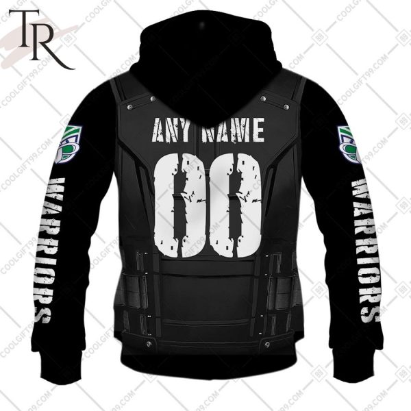 Personalized NRL New Zealand Warriors Punisher Hoodie
