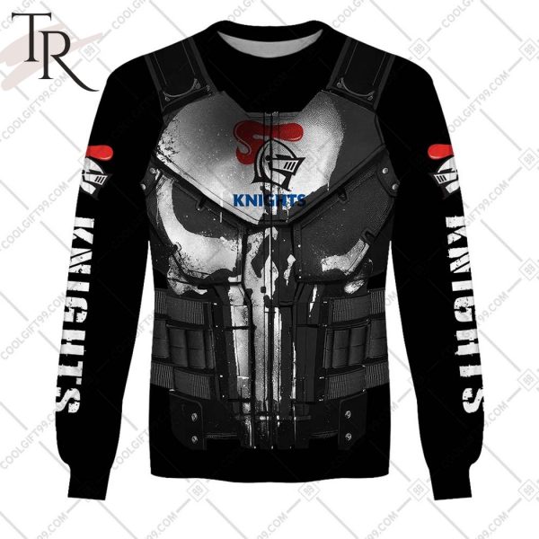 Personalized NRL Newcastle Knights Punisher Hoodie