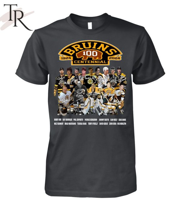 Bruins 100 Centennial 1924 – 2024 Limited Edition Unisex T-Shirt