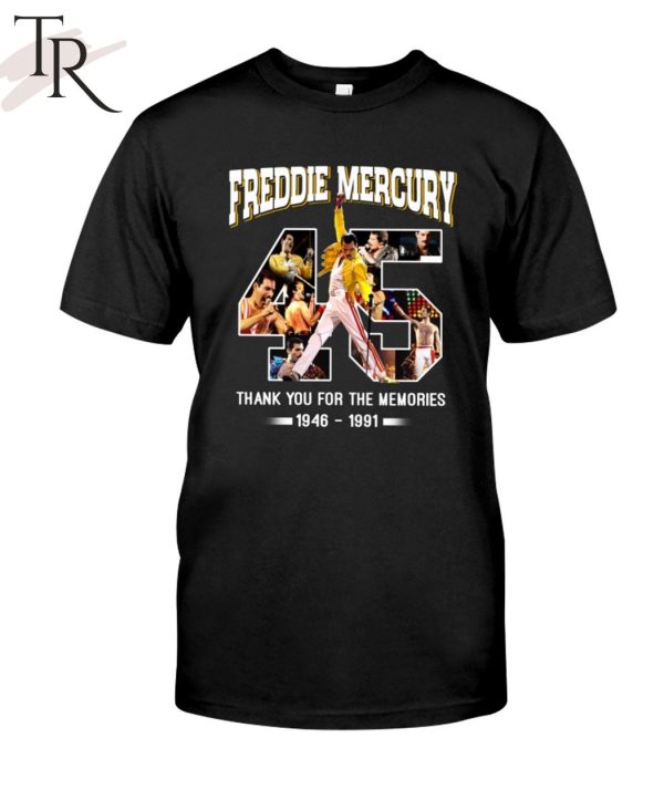 Freddie Mercury Thank You For The Memories 1946 – 1991 Unisex T-Shirt