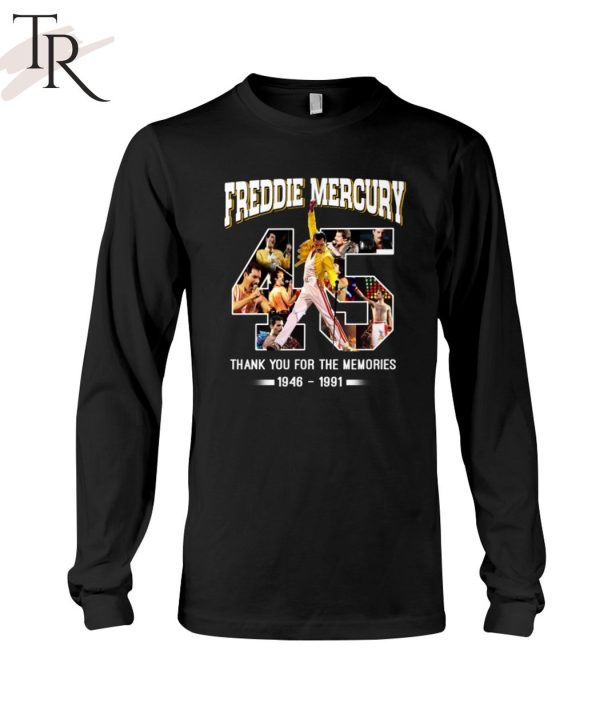 Freddie Mercury Thank You For The Memories 1946 – 1991 Unisex T-Shirt