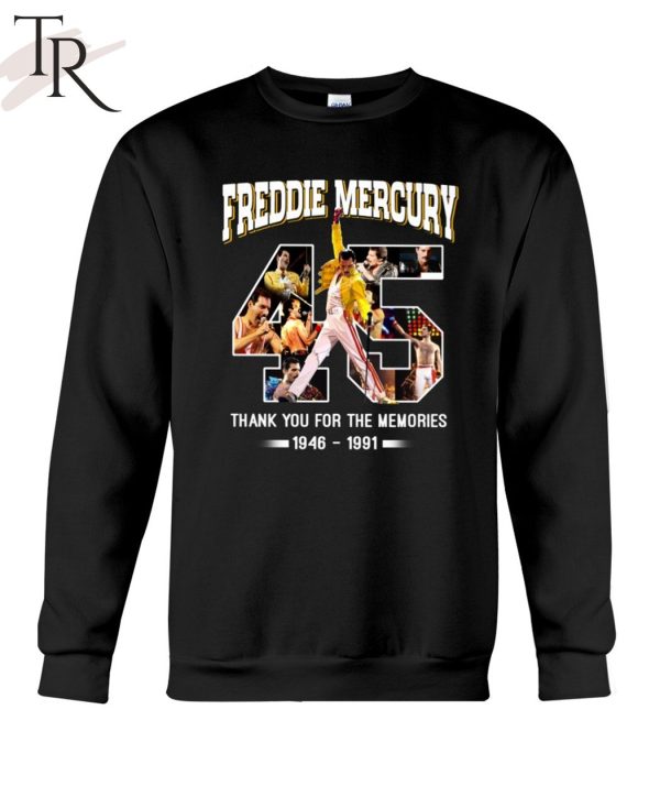 Freddie Mercury Thank You For The Memories 1946 – 1991 Unisex T-Shirt