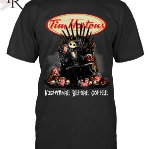 Tim Hortons – Nightmare Before Coffee Unisex T-Shirt