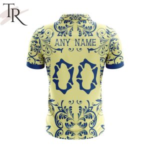 LIGA MX Club America Special Dia De Muertos Design Polo Shirt