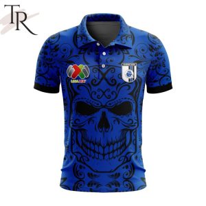 LIGA MX Queretaro F.C Special Dia De Muertos Design Polo Shirt