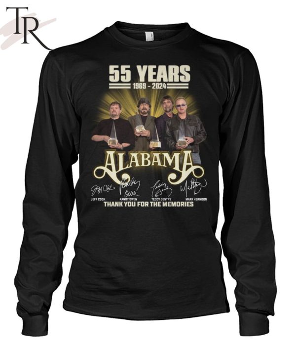 55 Years 1968 – 2023 Alanama Thank You For The Memories Unisex T-Shirt