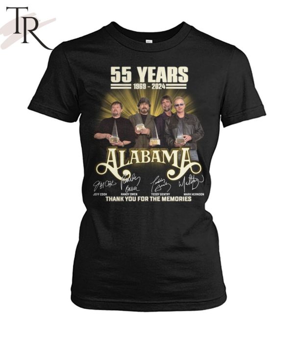 55 Years 1968 – 2023 Alanama Thank You For The Memories Unisex T-Shirt