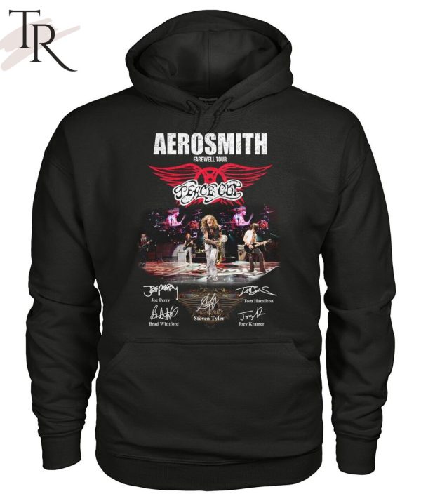 Aerosmith Farewell Tour And Their Signatures Unisex T-Shirt