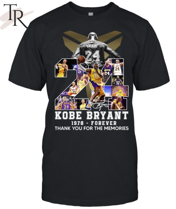 Kobe Bryant 1978 – Forever Thank You For The Memories Unisex T-Shirt