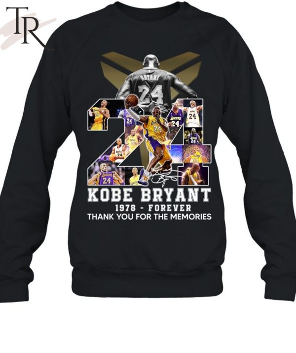 Kobe Bryant 1978 – Forever Thank You For The Memories Unisex T-Shirt