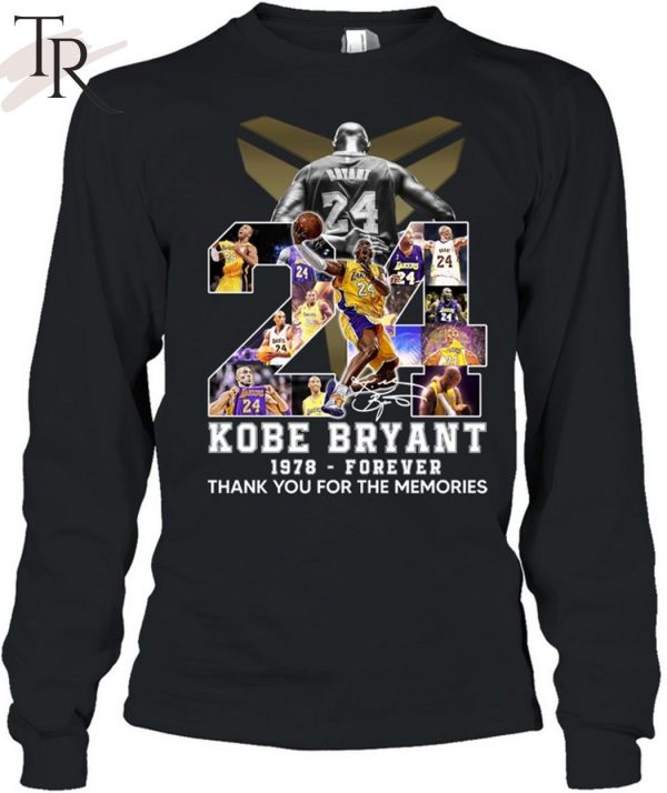 Kobe Bryant 1978 – Forever Thank You For The Memories Unisex T-Shirt