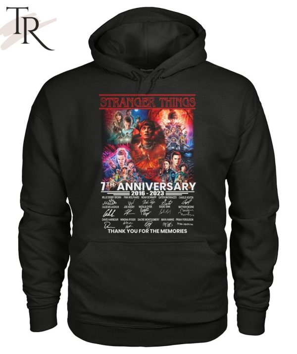 Stranger Things 7th Anniversary 2016 – 2023 Thank You For The Memories Unisex T-Shirt