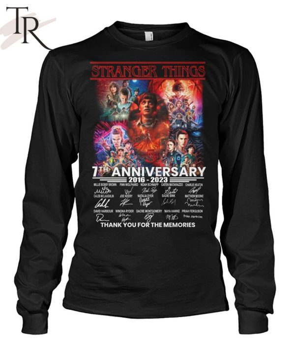 Stranger Things 7th Anniversary 2016 – 2023 Thank You For The Memories Unisex T-Shirt