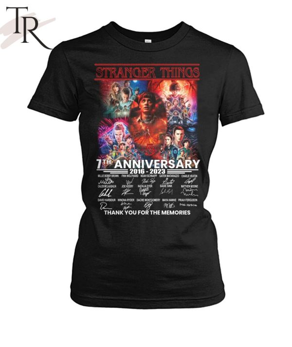 Stranger Things 7th Anniversary 2016 – 2023 Thank You For The Memories Unisex T-Shirt