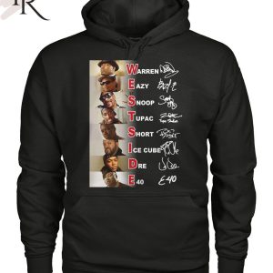 Westside Warren, Eazy, Snoop, Tupac, Short, Ice Cube, Dre, E40 Unisex T-Shirt