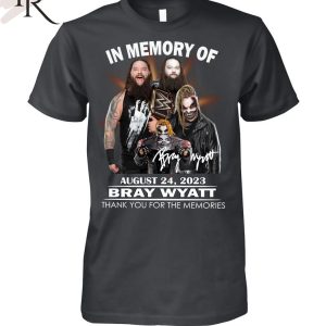 In Memory Of Bray Wyatt Memories 2023 Unisex Hoodie by Tee5days