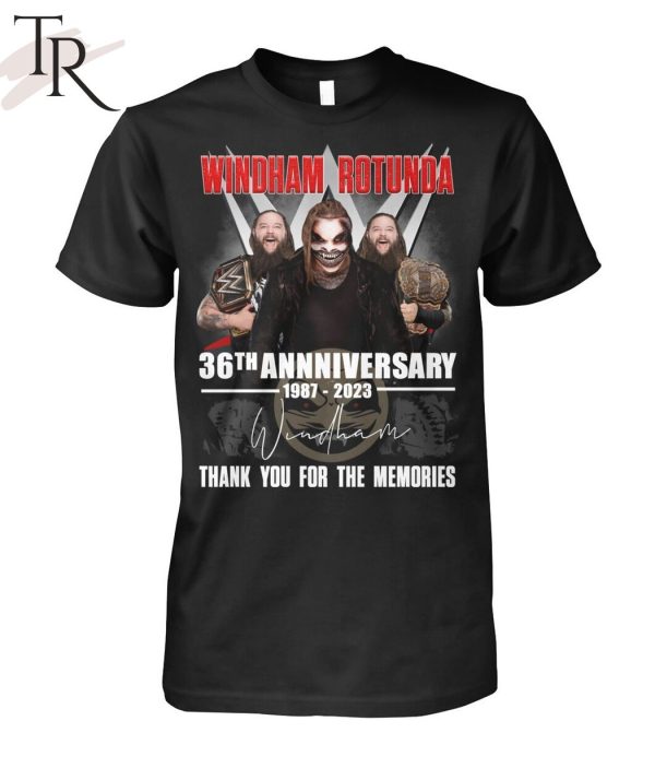 Windham Rotunda 36th Anniversary 1987 – 2023 Thank You For The Memories Unisex T-Shirt