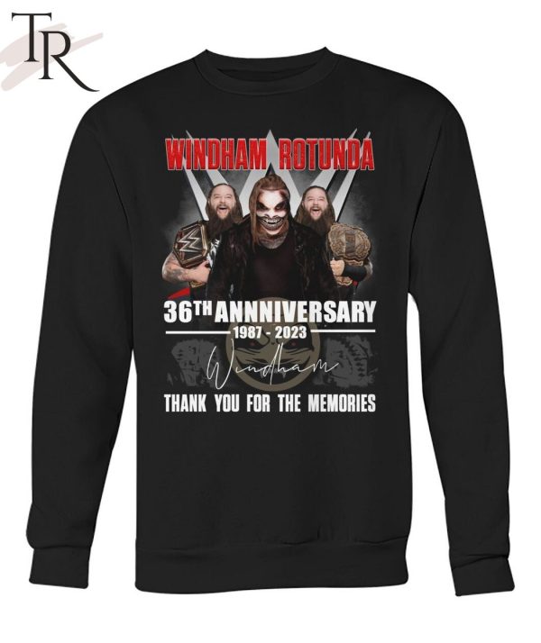 Windham Rotunda 36th Anniversary 1987 – 2023 Thank You For The Memories Unisex T-Shirt