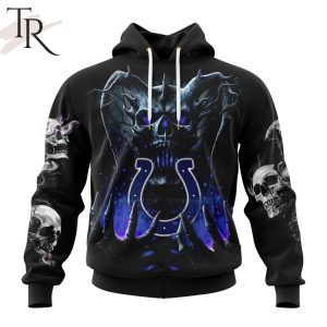 NFL Indianapolis Colts Special Skull Art Design Hoodie