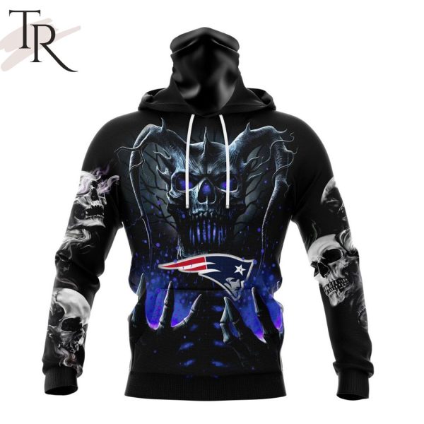 NFL New England Patriots Special Skull Art Design Hoodie